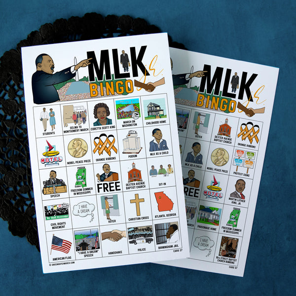 Martin Luther King, Jr. Bingo - Printable Digital Download by Greengate Images