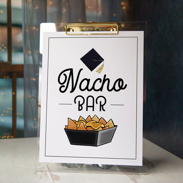 Graduation Nacho Bar Sign - Greengate Images