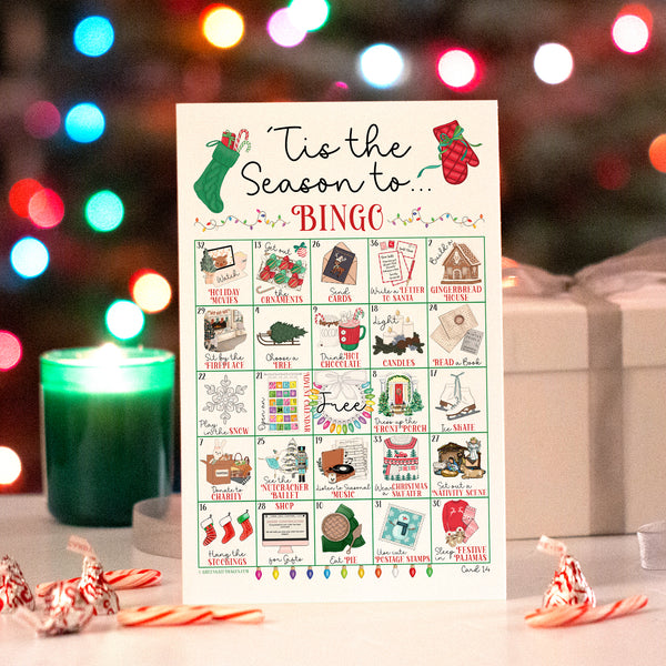 Christmas Activities Bingo - 'Tis the Season - Greengate Images