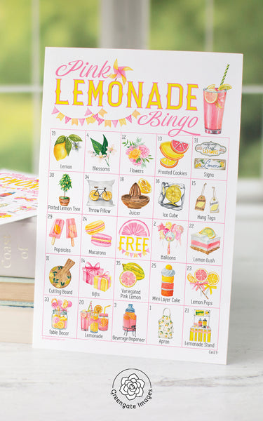 Pink Lemonade Bingo - Greengate Images