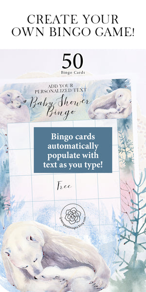 Winter Bingo Template - Greengate Images