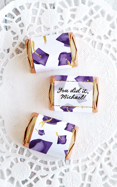Purple Graduation Nugget Wrappers - Greengate Images