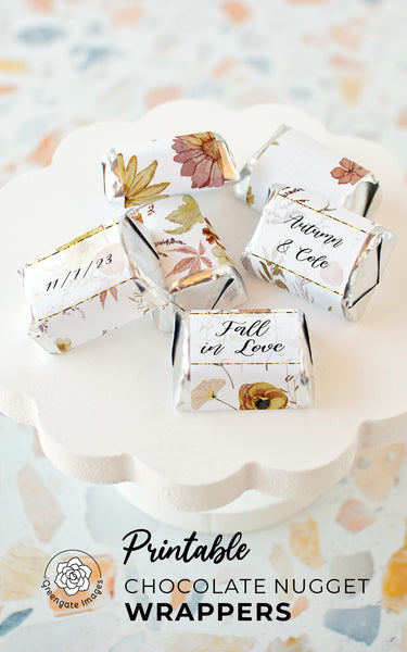 Wedding Nugget Wrappers - Rustic Fall - Greengate Images