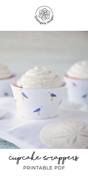 Seagull Cupcake Wrapper - Greengate Images