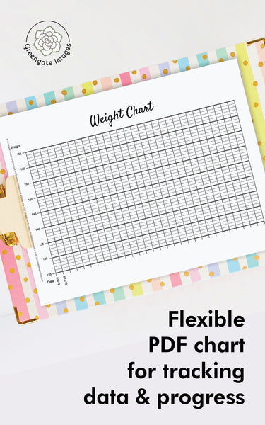 Tracking Chart - Weight loss and other data - Greengate Images