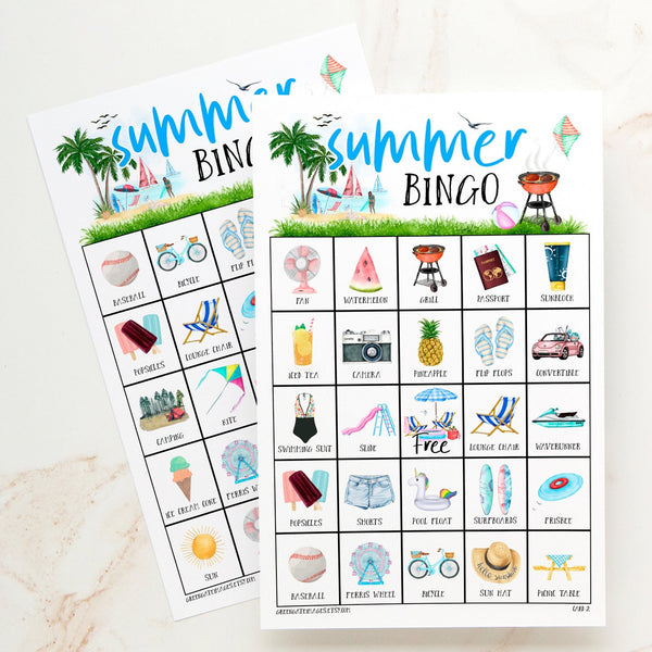 Summer Bingo - Color - Greengate Images