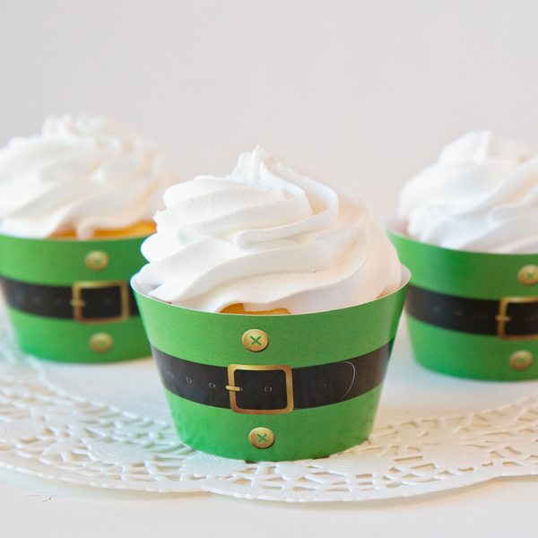 Elf Belt Cupcake Wrappers - Greengate Images