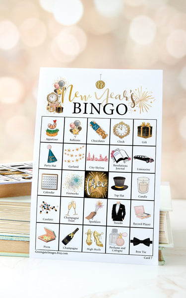 New Year's Bingo - Color - Greengate Images