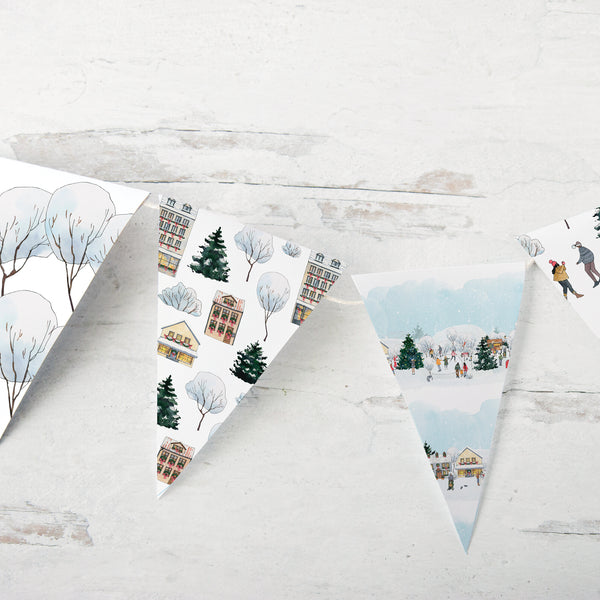 Christmas Town Bunting - Greengate Images