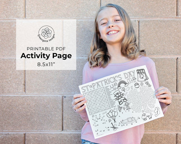 St. Patrick's Day Activity Page - Greengate Images