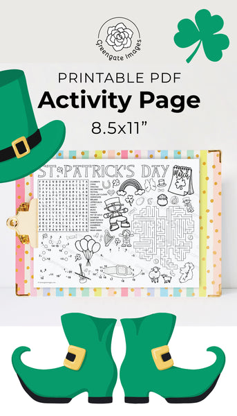St. Patrick's Day Activity Page - Greengate Images