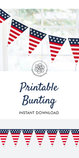 American Flag Bunting - Greengate Images