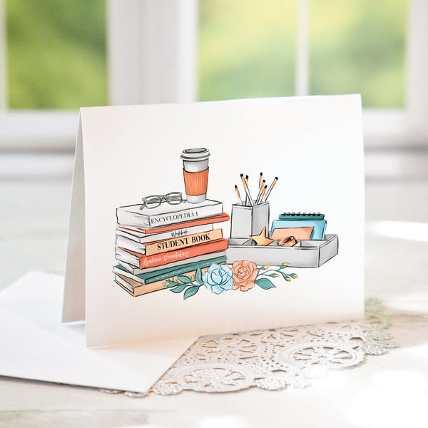 Blank Inside School/Teacher Note Cards - Greengate Images
