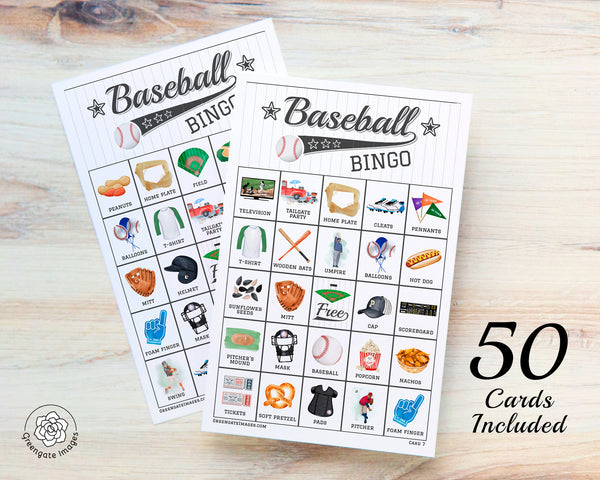 Baseball Bingo - Greengate Images