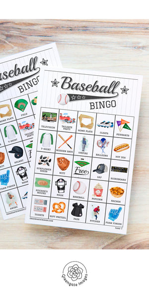 Baseball Bingo - Greengate Images