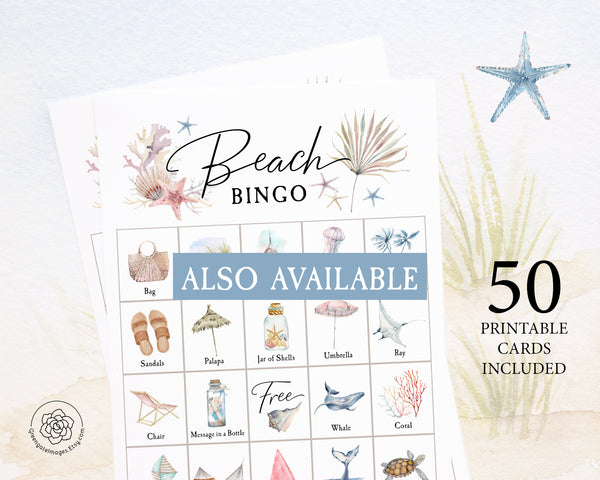 Beach Bingo - Colorful - Greengate Images