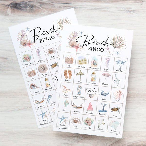 Beach Bingo - Sophisticated - Greengate Images