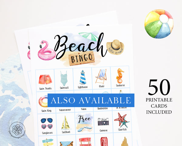 Beach Bingo - Sophisticated - Greengate Images