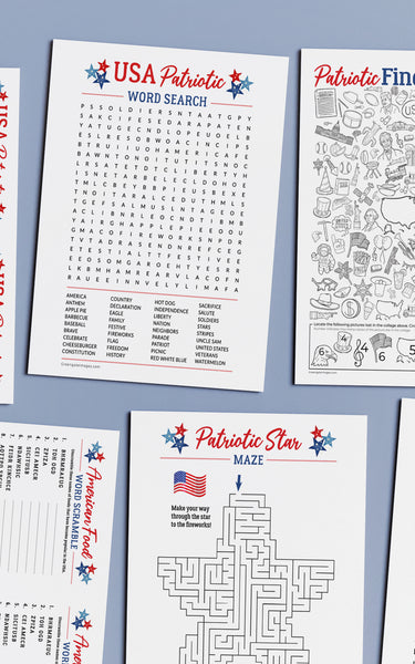 US Patriotic Activity Pack - Greengate Images