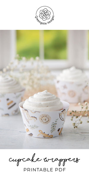 Boho Baby Cupcake Wrapper - Greengate Images