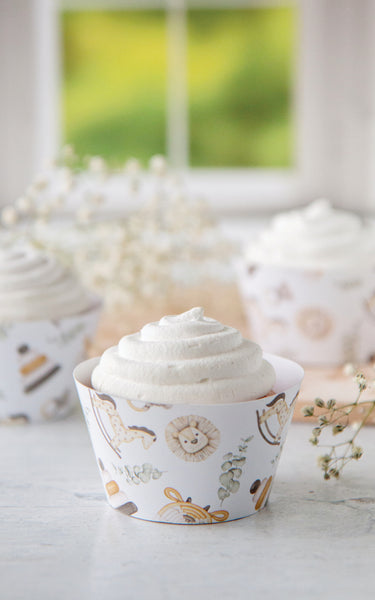 Boho Baby Cupcake Wrapper - Greengate Images