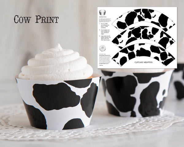 Farm Bundle Cupcake Wrappers - 5 styles - Greengate Images