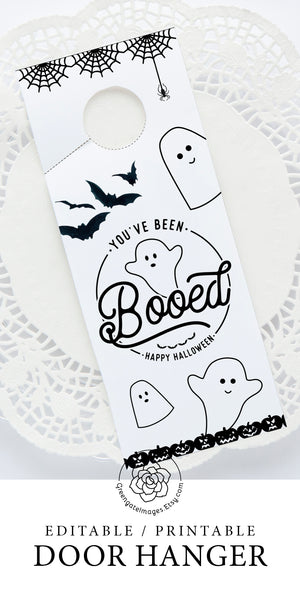 You've Been Booed Door Hanger - Greengate Images