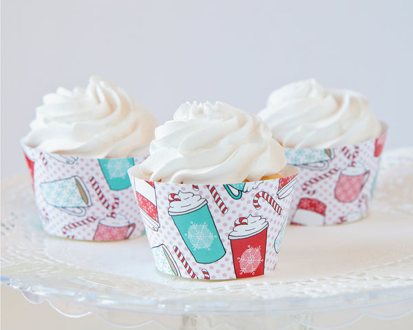 Hot Chocolate Cupcake Wrappers - Greengate Images