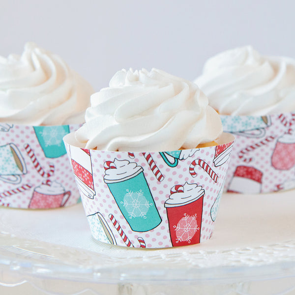 Hot Chocolate Cupcake Wrappers - Greengate Images