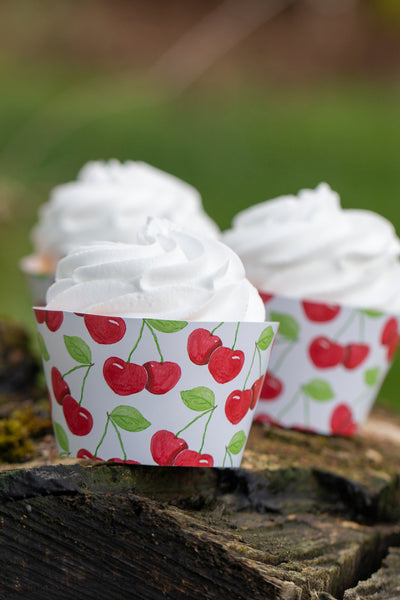 Cherry Cupcake Wrapper - Greengate Images