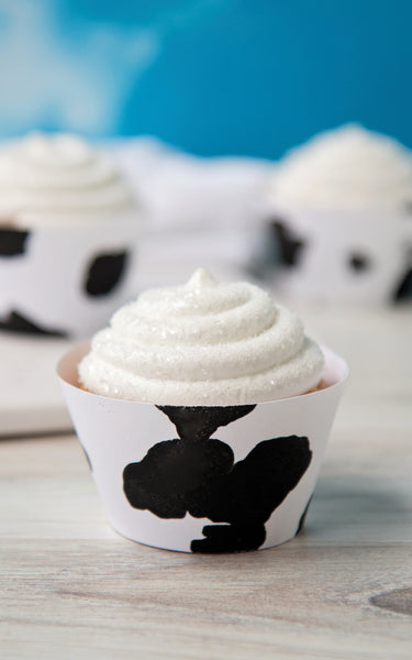 Cow Print Cupcake Wrapper - Greengate Images