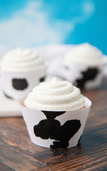 Cow Print Cupcake Wrapper - Greengate Images