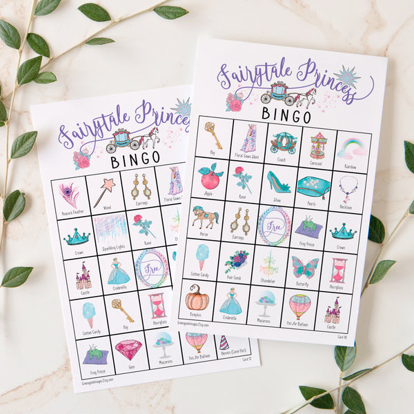 Fairytale Princess Bingo - Greengate Images