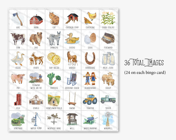 Farm Bingo - Greengate Images