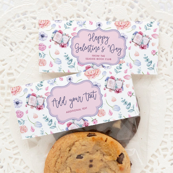 Cookie Pouch Topper - Floral Books - Greengate Images