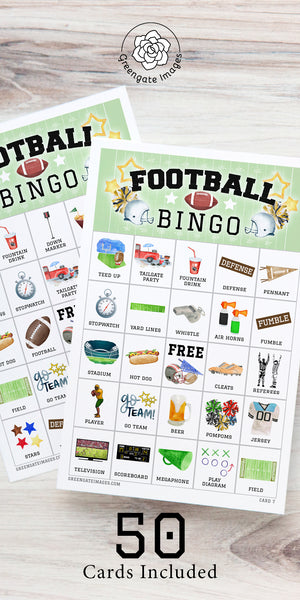 Football Bingo - Greengate Images