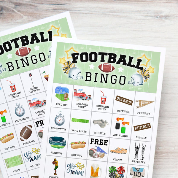 Football Bingo - Greengate Images