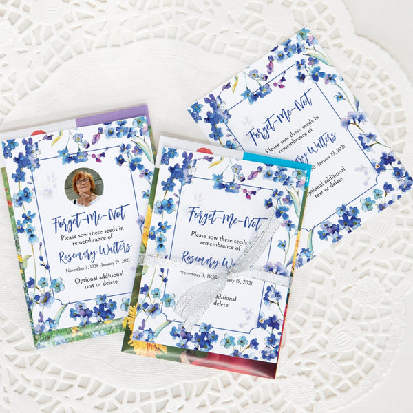Forget-Me-Not Seed Packet Tags - Greengate Images