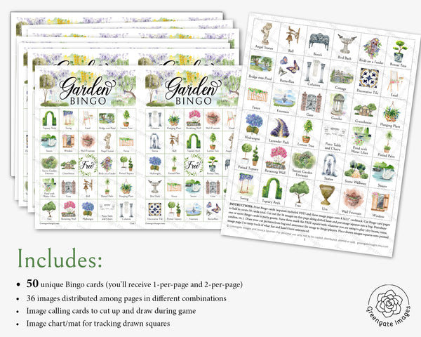 Garden Bingo - Greengate Images