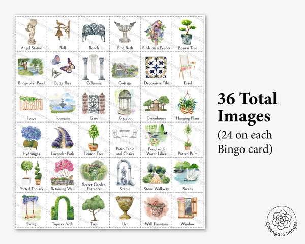 Garden Bingo - Greengate Images
