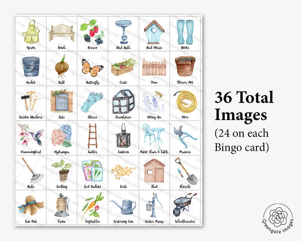 Gardening Bingo - Greengate Images