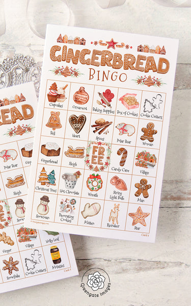 Gingerbread Bingo - Greengate Images