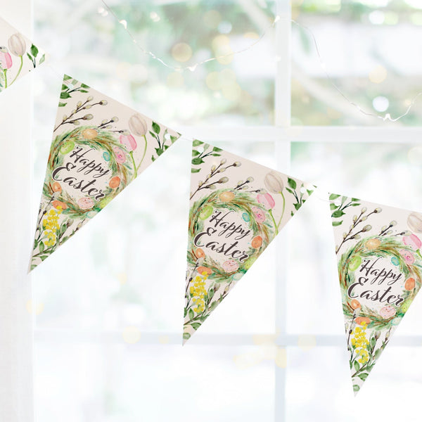 Easter Bunting - Happy Easter Botanical - Greengate Images