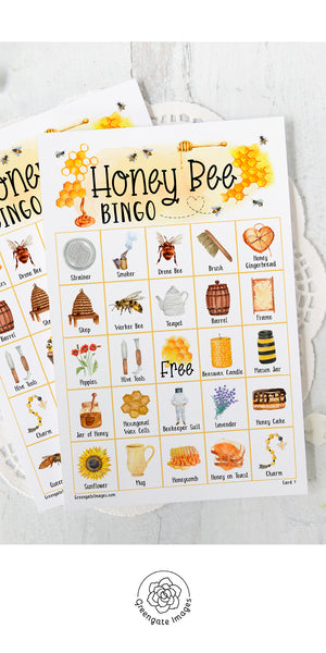 Honey Bee Bingo - Greengate Images
