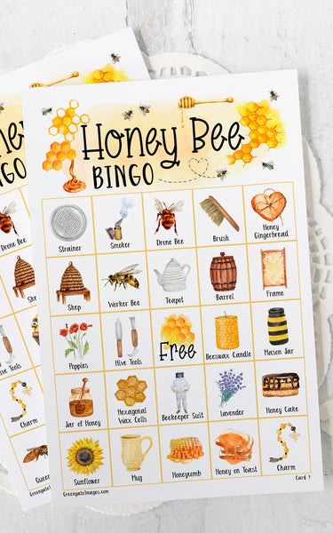 Honey Bee Bingo - Greengate Images