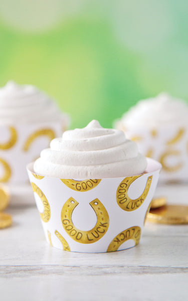 Good Luck Horseshoe Cupcake Wrapper - Greengate Images