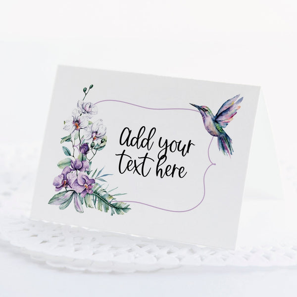 Hummingbird Place Card - Greengate Images