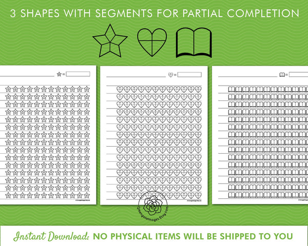 Progress Tracker Pack - Printable Digital Download by Greengate Images