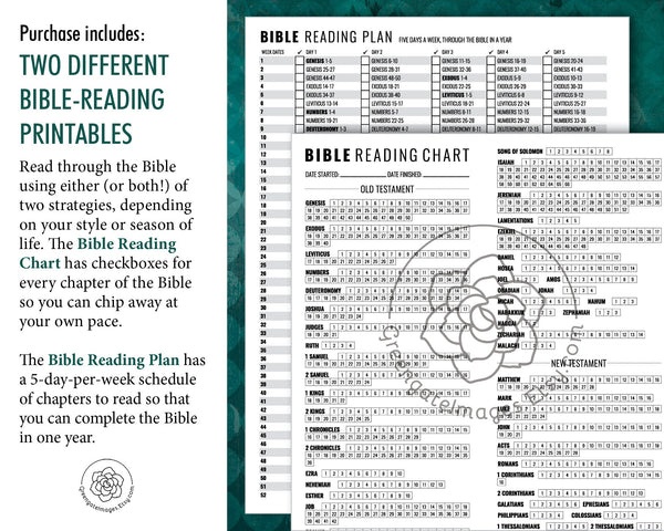 Bible Study and Spiritual Life Pack - Printable Digital Download by Greengate Images