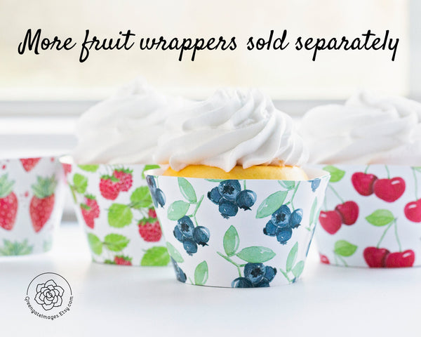 Raspberry Cupcake Wrapper - Greengate Images